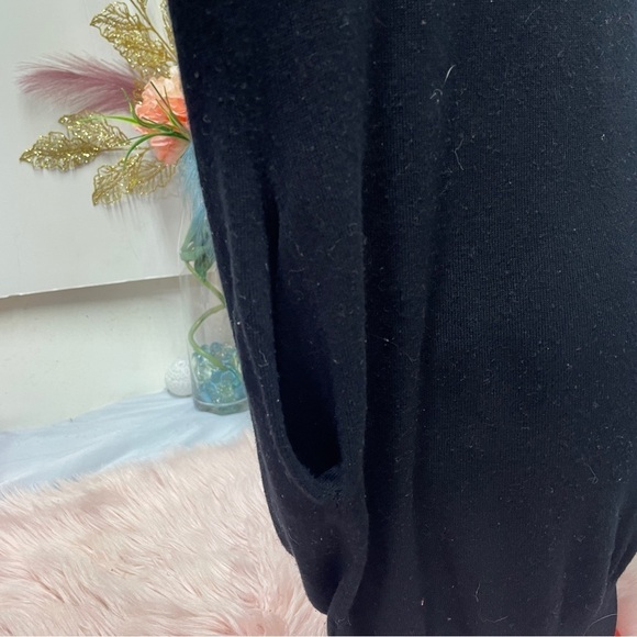 Suzy sher sweater dress knitted black with pockets - Picture 4 of 16